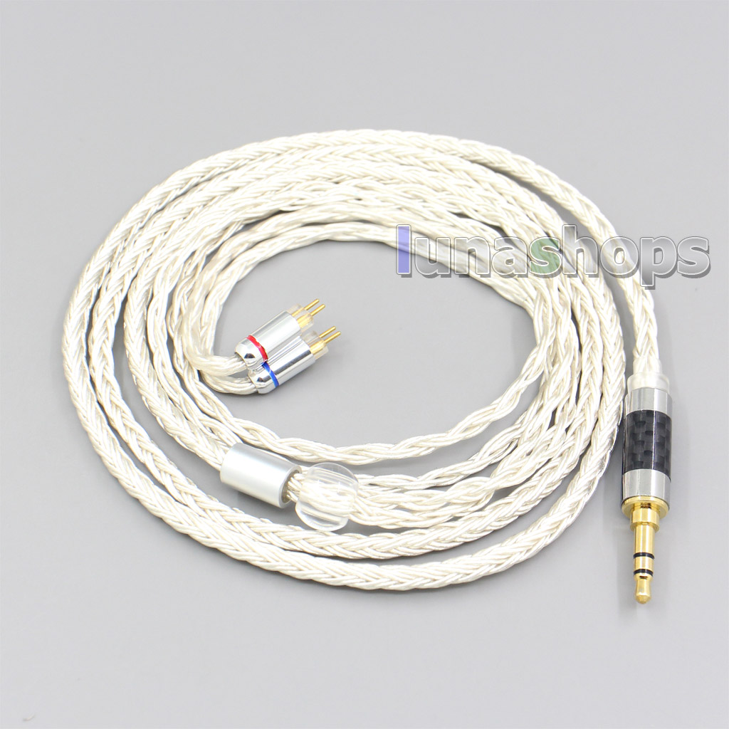 16 Core OCC Silver Plated Headphone Earphone Cable For 0.78mm BA Custom Westone W4r UM3X UM3RC JH13 High Step