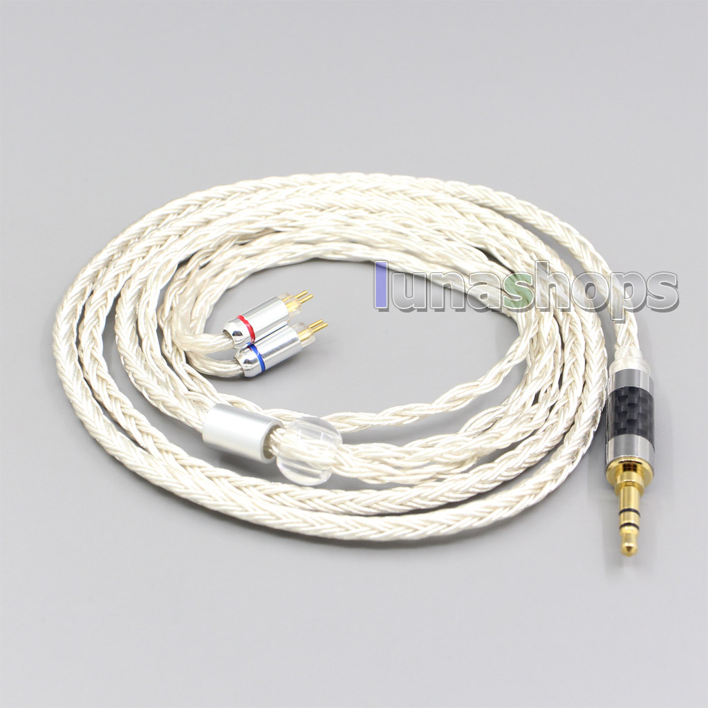 16 Core OCC Silver Plated Headphone Earphone Cable For 0.78mm BA Custom Westone W4r UM3X UM3RC JH13 High Step