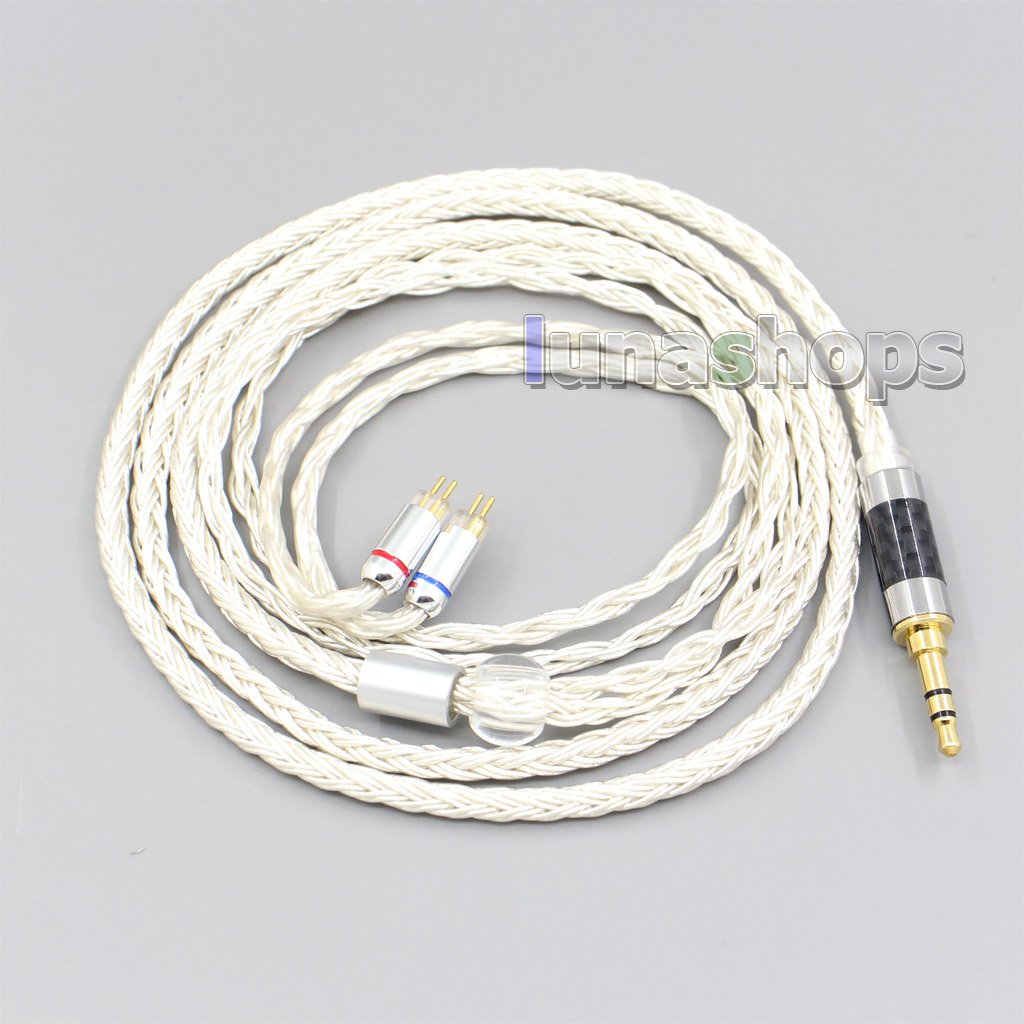 16 Core OCC Silver Plated Headphone Earphone Cable For 0.78mm BA Custom Westone W4r UM3X UM3RC JH13 High Step