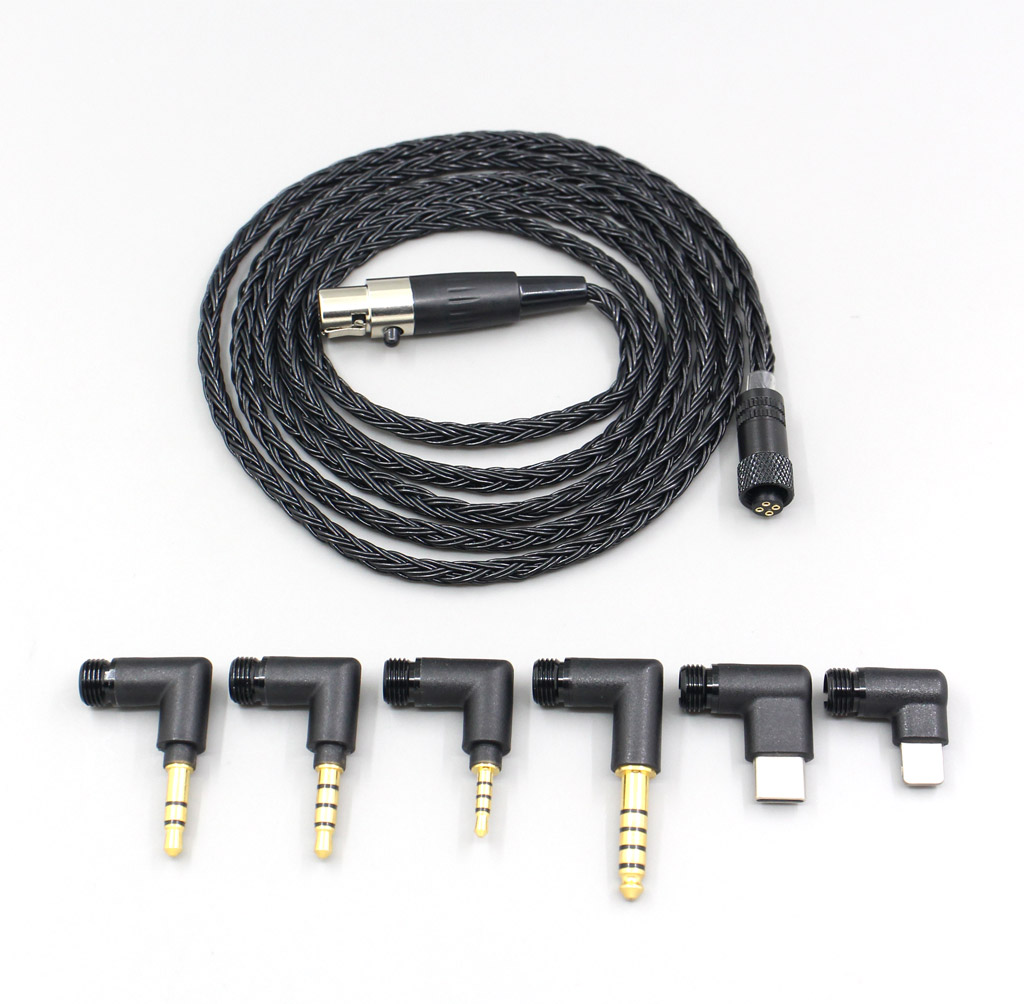 16 Core Black OCC Awesome All In 1 Plug Earphone Cable For AKG Q701 K702 K271 K272 K240 K141 K712 K181 K267 K712 Headphone