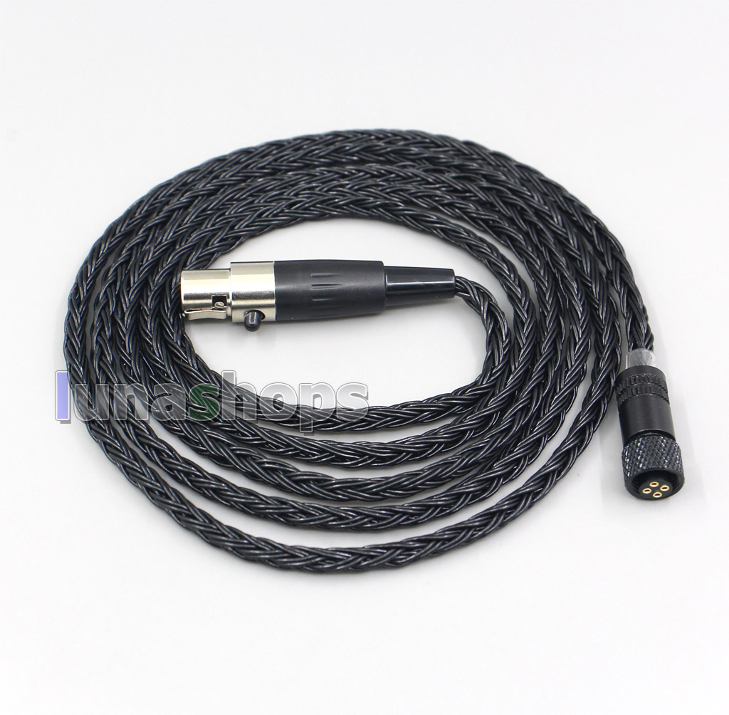 16 Core Black OCC Awesome All In 1 Plug Earphone Cable For AKG Q701 K702 K271 K272 K240 K141 K712 K181 K267 K712 Headphone