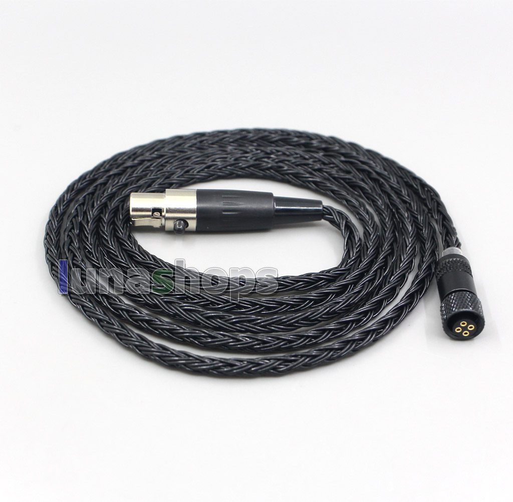 16 Core Black OCC Awesome All In 1 Plug Earphone Cable For AKG Q701 K702 K271 K272 K240 K141 K712 K181 K267 K712 Headphone