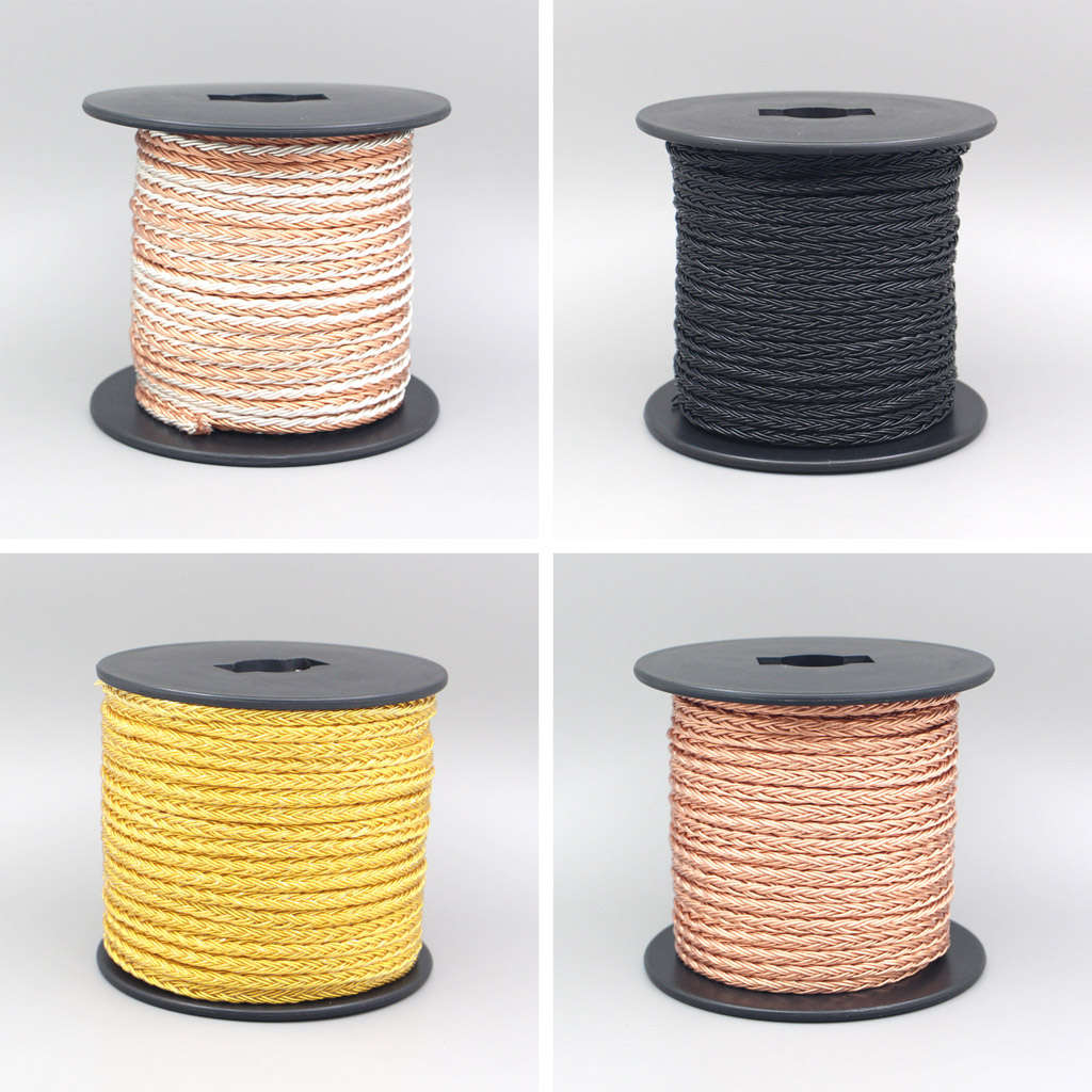 5m 16 Core OCC Silver Plated Semi-finished Earphone headphone Bulk Wire Cable For DIY Repair Custom