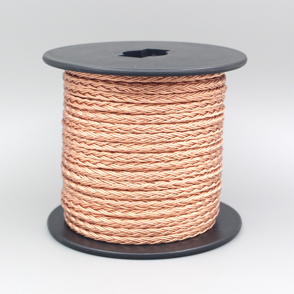 5m 16 Core OCC Silver Plated Semi-finished Earphone headphone Bulk Wire Cable For DIY Repair Custom