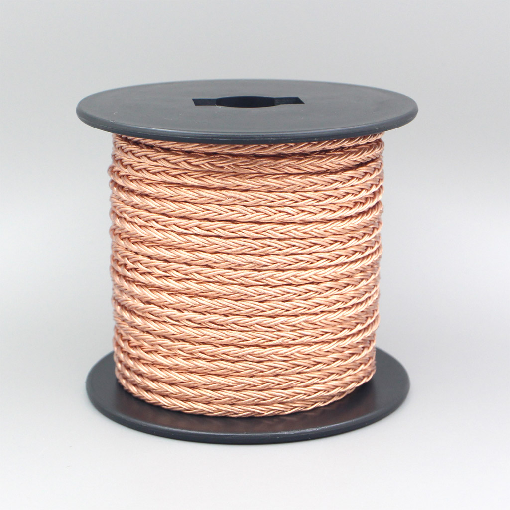 5m 16 Core OCC Silver Plated Semi-finished Earphone headphone Bulk Wire Cable For DIY Repair Custom