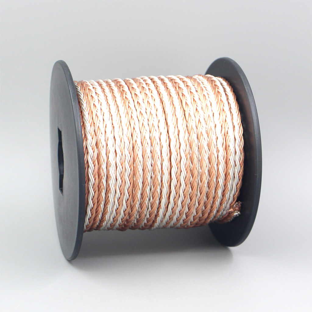 5m 16 Core OCC Silver Plated Semi-finished Earphone headphone Bulk Wire Cable For DIY Repair Custom