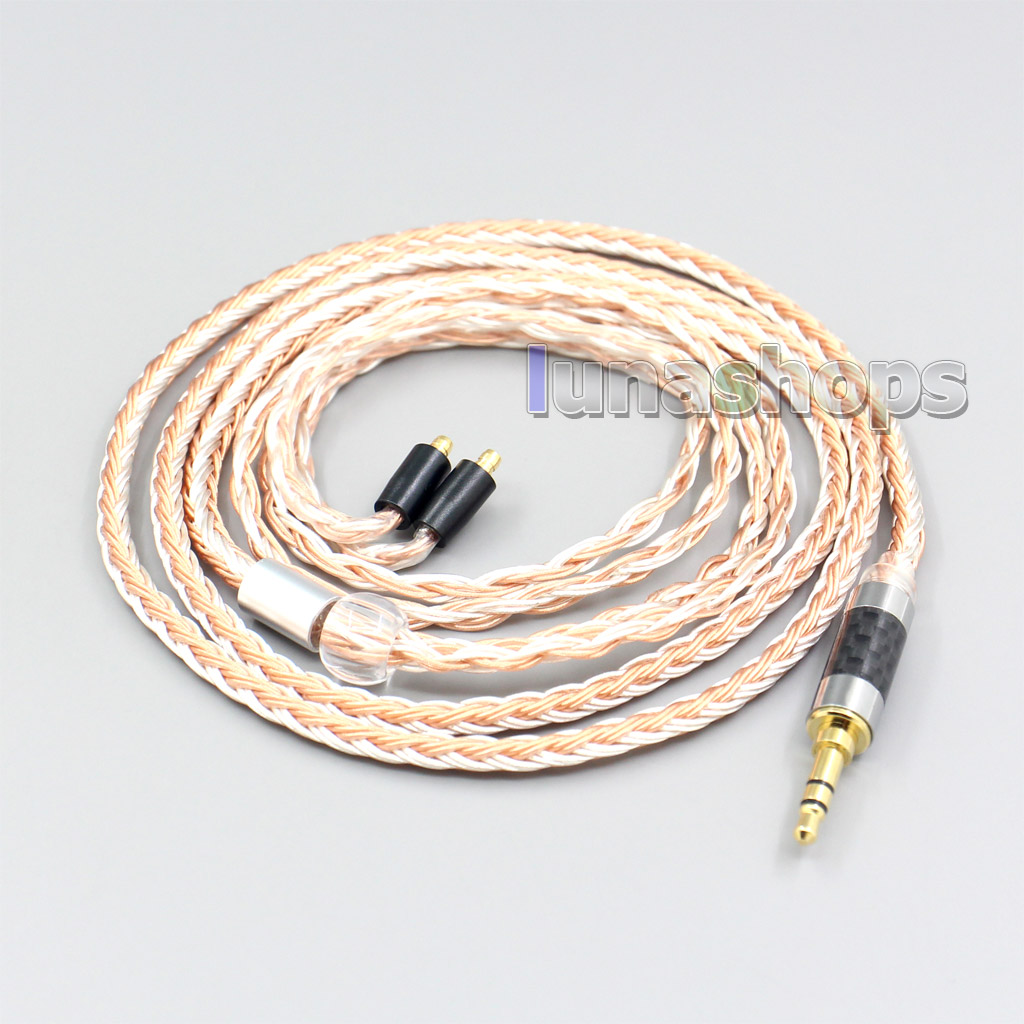 16 Core OCC Silver Plated Mixed Headphone Earphone Cable For Acoustune HS 1695Ti 1655CU 1695Ti 1670SS