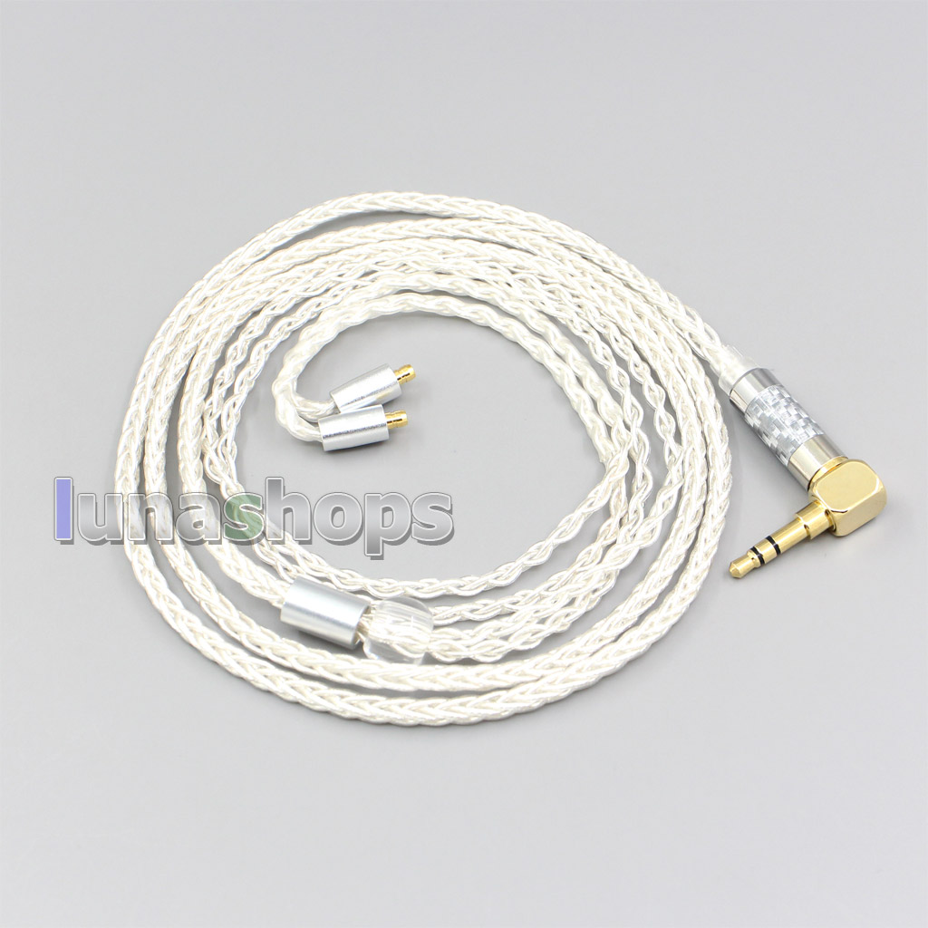 2.5mm 4.4mm XLR 8 Core Silver Plated Earphone Cable For Acoustune HS 1695Ti 1655CU 1695Ti 1670SS