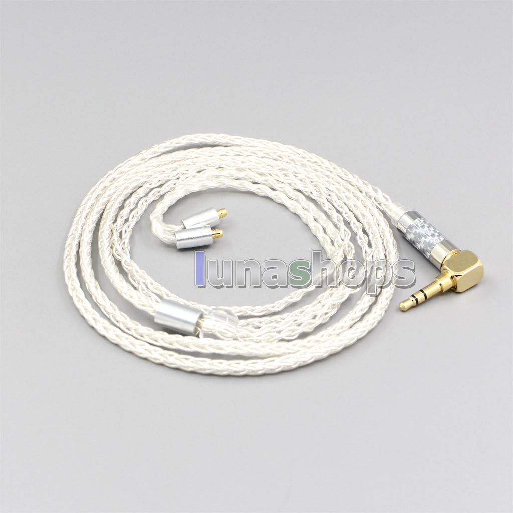 2.5mm 4.4mm XLR 8 Core Silver Plated Earphone Cable For Acoustune HS 1695Ti 1655CU 1695Ti 1670SS