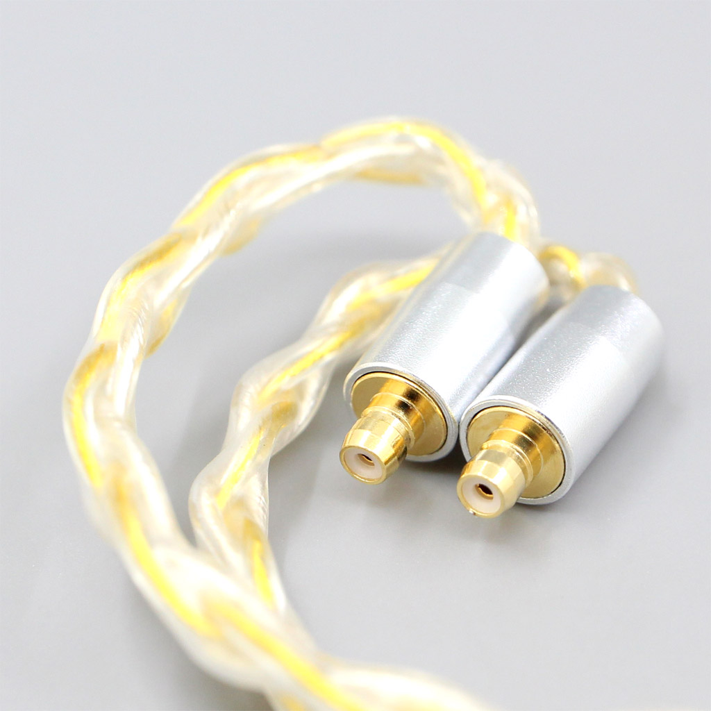 8 Core OCC Silver Gold Plated Braided Earphone Cable For Acoustune HS 1695Ti 1655CU 1695Ti 1670SS