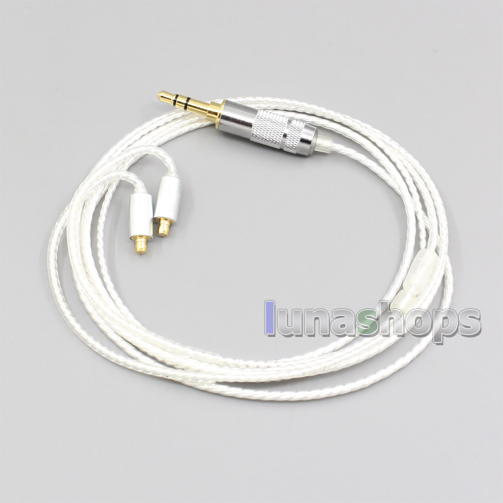 Hi-Res Silver Plated 7N OCC Earphone Cable For Acoustune HS 1695Ti 1655CU 1695Ti 1670SS