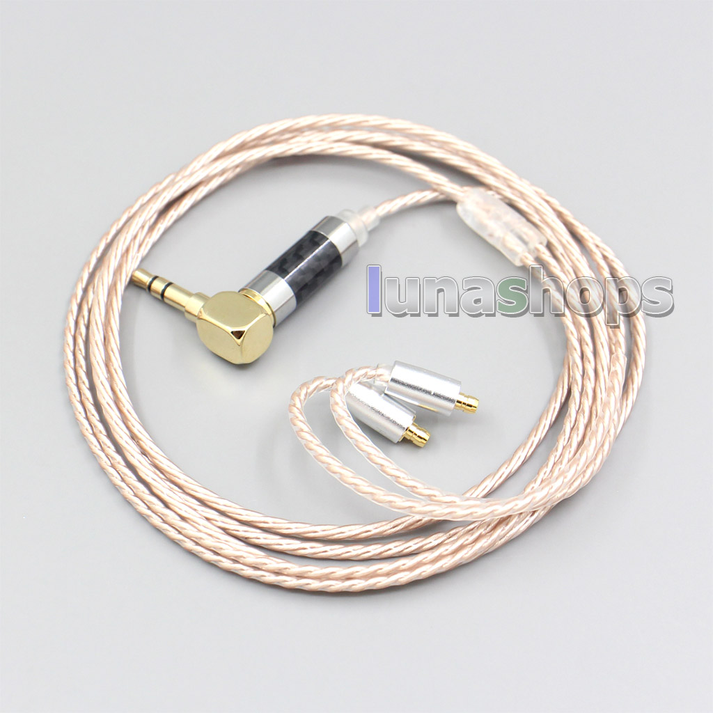 Hi-Res Brown XLR 3.5mm 2.5mm 4.4mm Earphone Cable For Acoustune HS 1695Ti 1655CU 1695Ti 1670SS