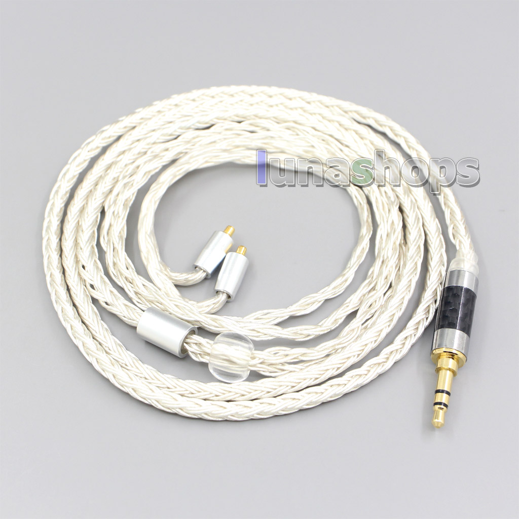 16 Core OCC Silver Plated Headphone Earphone Cable For Dunu T5 Titan 3 T3 (Increase Length MMCX)
