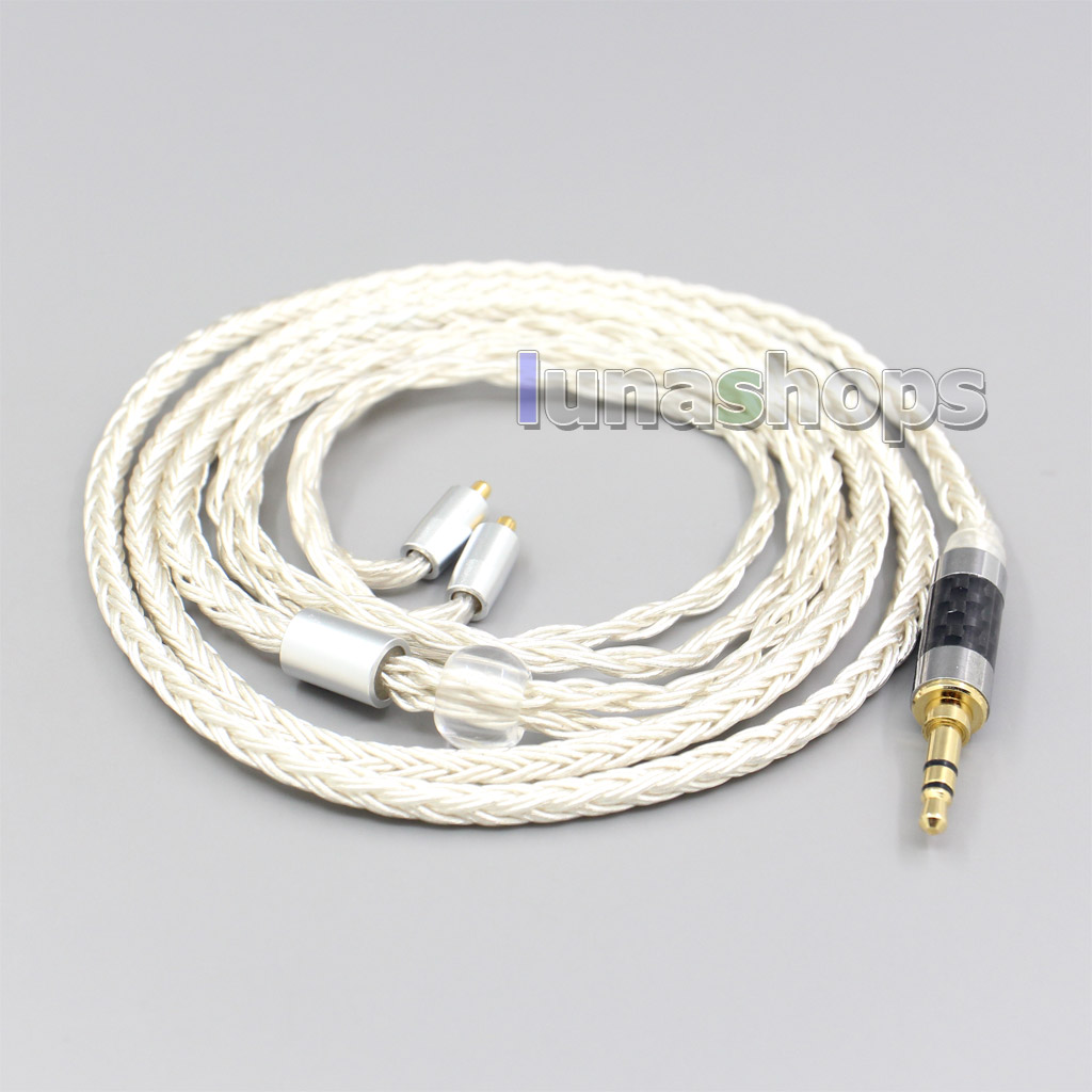 16 Core OCC Silver Plated Headphone Earphone Cable For Dunu T5 Titan 3 T3 (Increase Length MMCX)