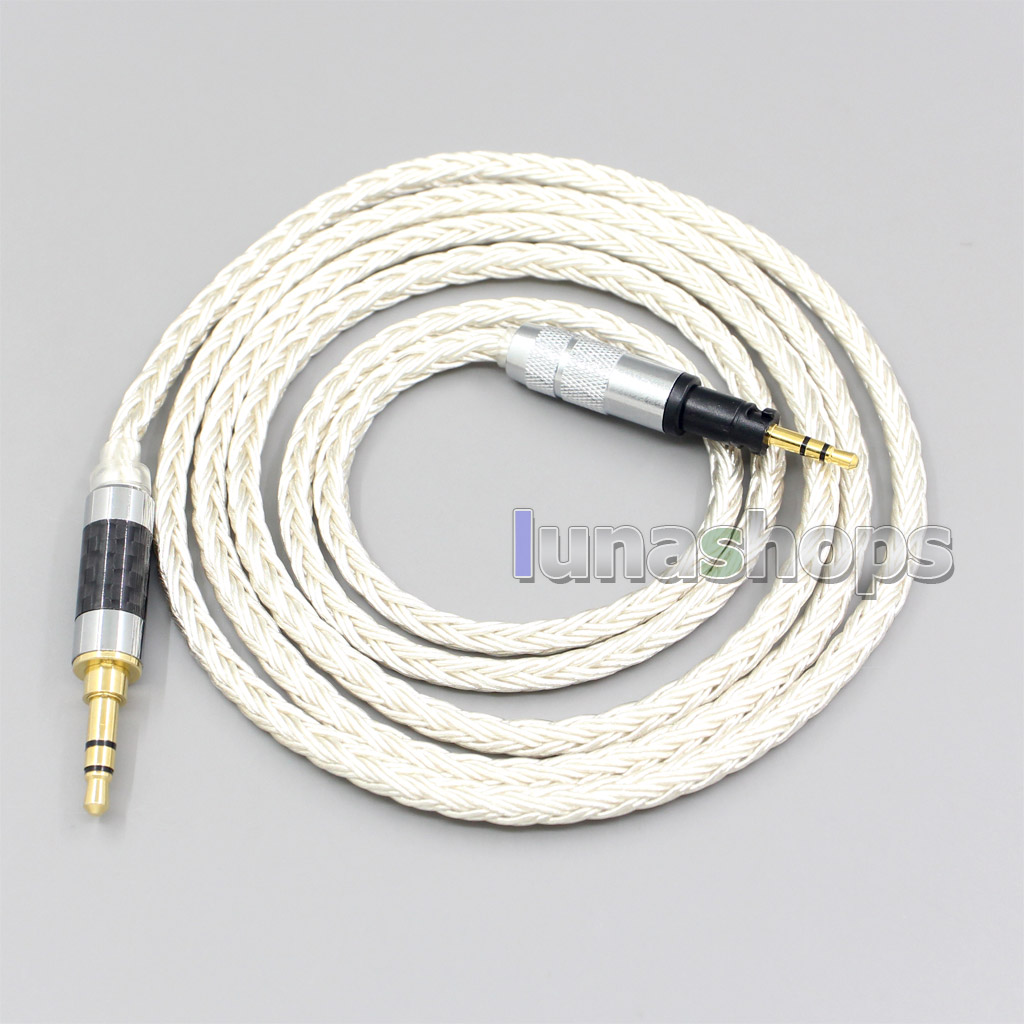 16 Core OCC Silver Plated Headphone Earphone Cable For Sennheiser Momentum 1.0 2.0 On-Ear Headphone Headset
