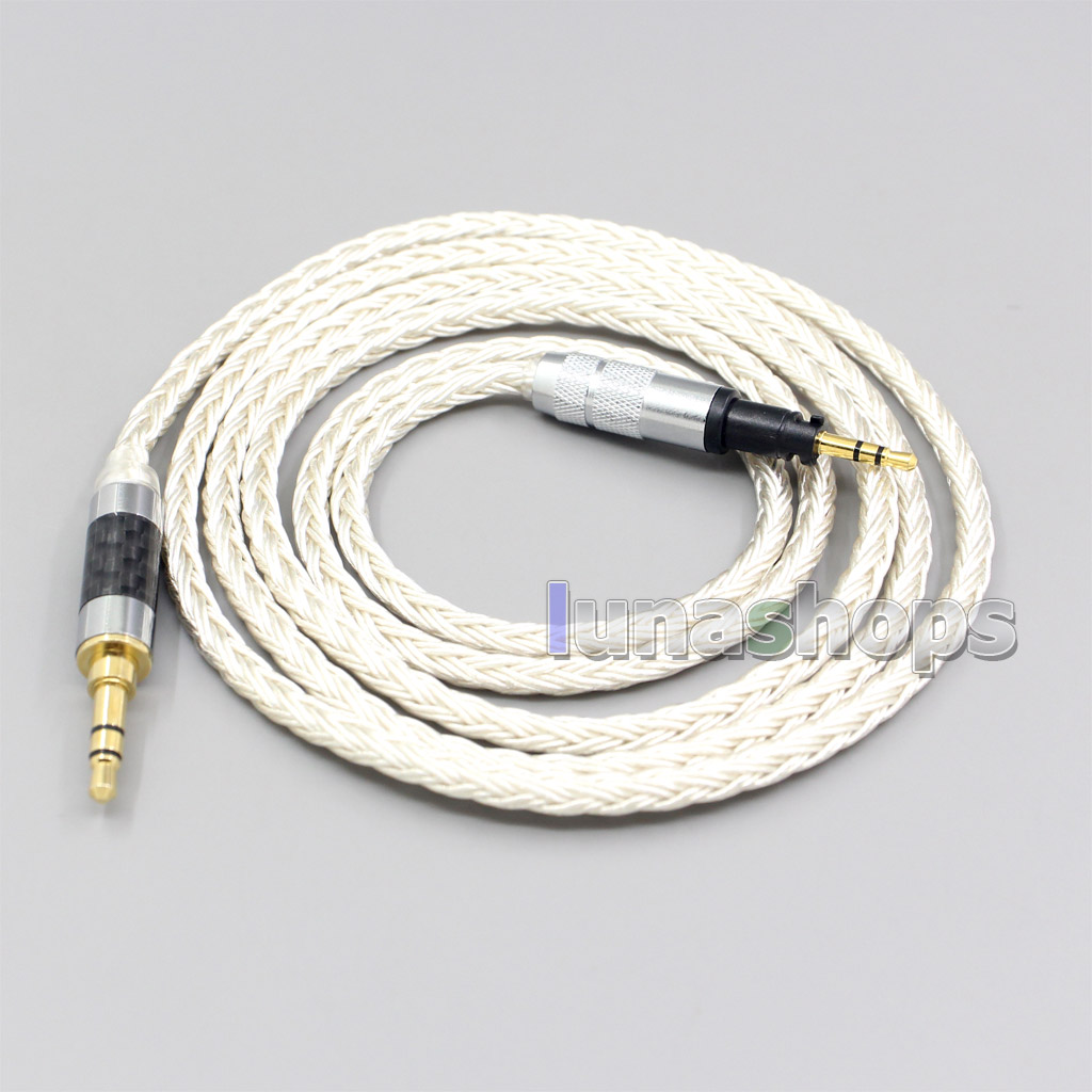 16 Core OCC Silver Plated Headphone Earphone Cable For Sennheiser Momentum 1.0 2.0 On-Ear Headphone Headset
