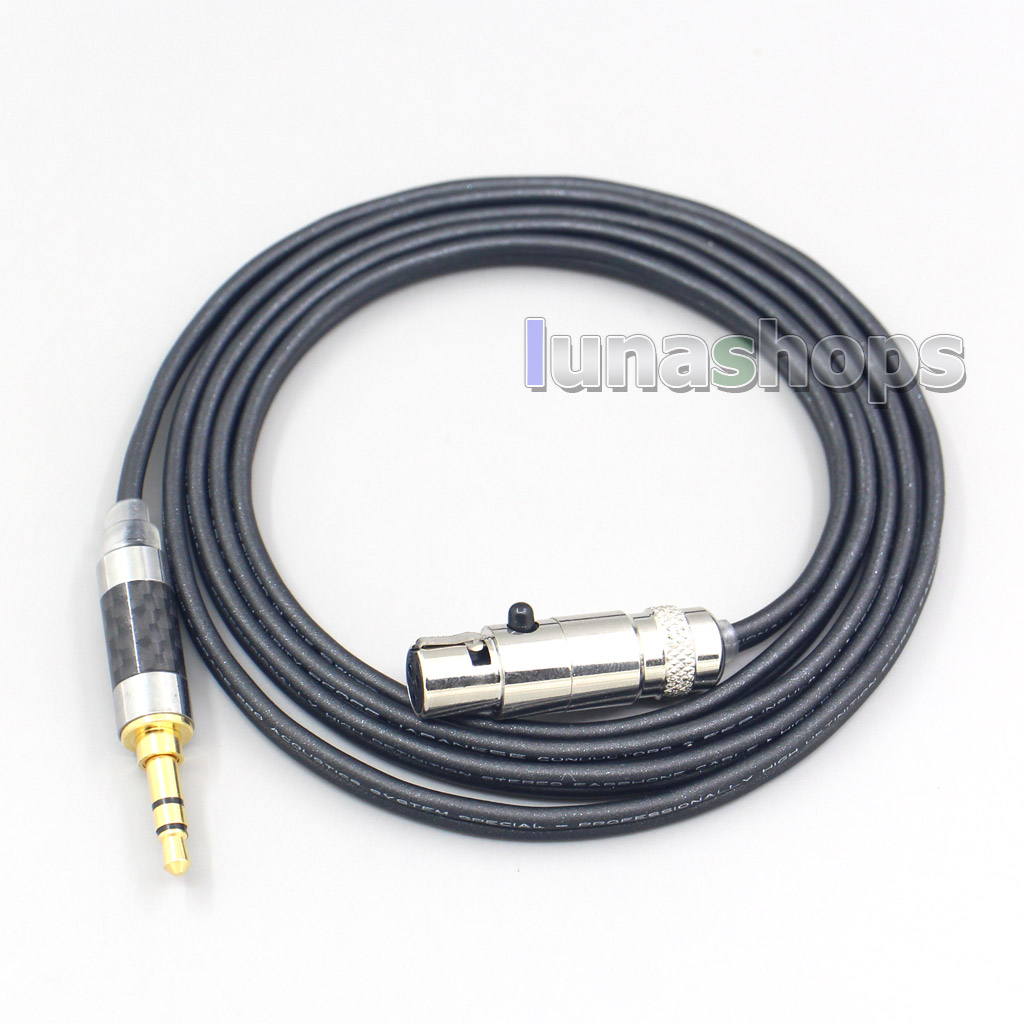 4.4mm XLR Black 99% Pure PCOCC Earphone Cable For AKG Q701 K702 K271 K272 K240 K141 K712 K181 K267 K712 Headphone
