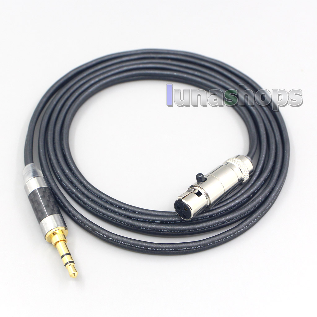 4.4mm XLR Black 99% Pure PCOCC Earphone Cable For AKG Q701 K702 K271 K272 K240 K141 K712 K181 K267 K712 Headphone