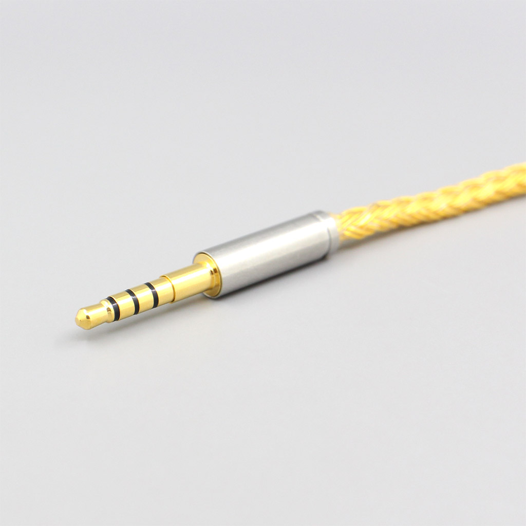 16 Core OCC Gold Plated Earphone Headphone Cable For Denon AH-mm400 AH-mm300 AH-mm200 Beats solo2 solo3 SHP9500