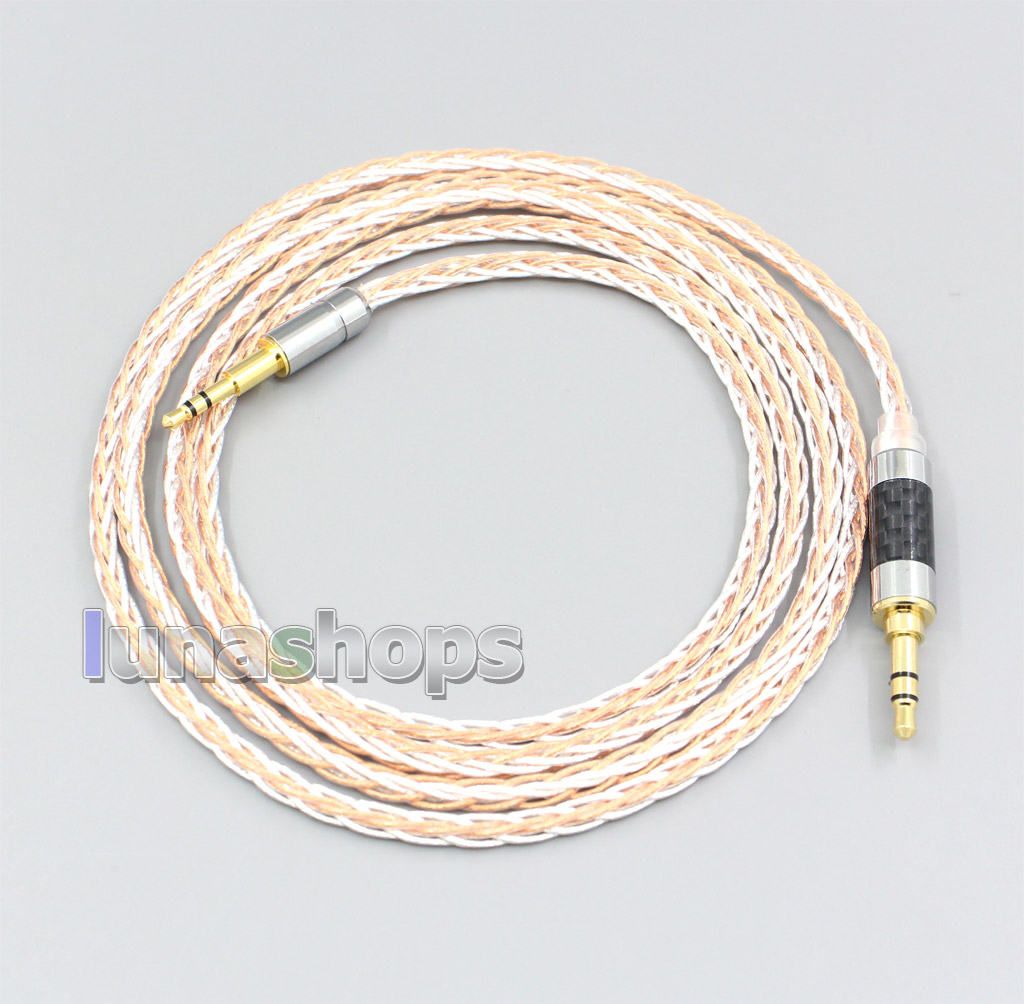 XLR 6.5mm 4.4mm 2.5mm 800 Wires Silver + OCC Headphone Cable For Creative live2 Aurvana Sennheiser PXC480 PXC550 mm450 mm550