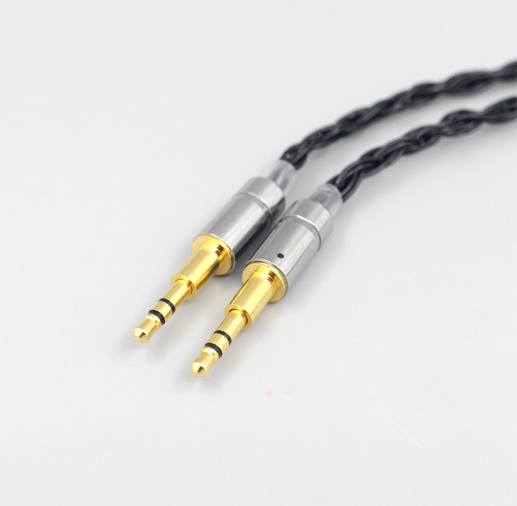 16 Core Black OCC Awesome All In 1 Plug Earphone Cable For Oppo PM-1 PM-2 Planar Magnetic Headphone