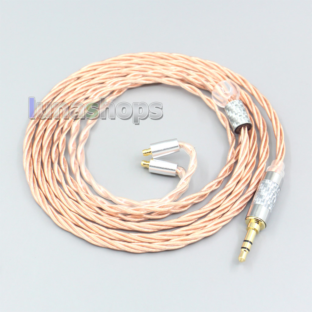 Silver Plated OCC Shielding Coaxial Earphone Cable For Acoustune HS 1695Ti 1655CU 1695Ti 1670SS