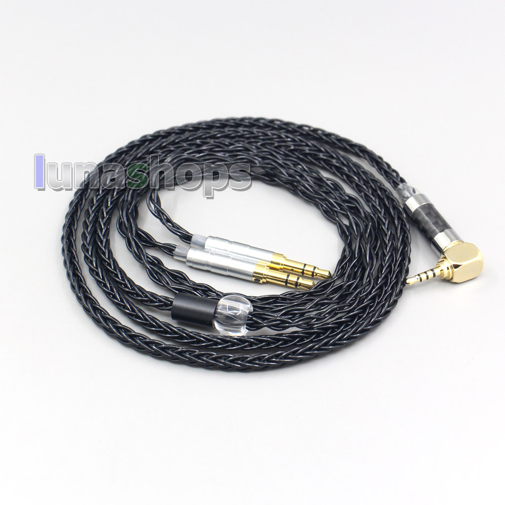 8 Core Headphone Earphone Cable For Denon AH-D600 D7100 Hifiman Sundara Ananda HE1000se HE6se he400