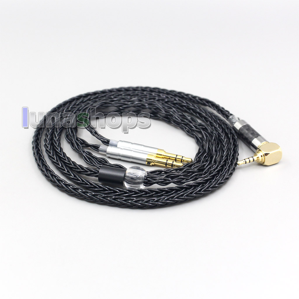 8 Core Headphone Earphone Cable For Denon AH-D600 D7100 Hifiman Sundara Ananda HE1000se HE6se he400
