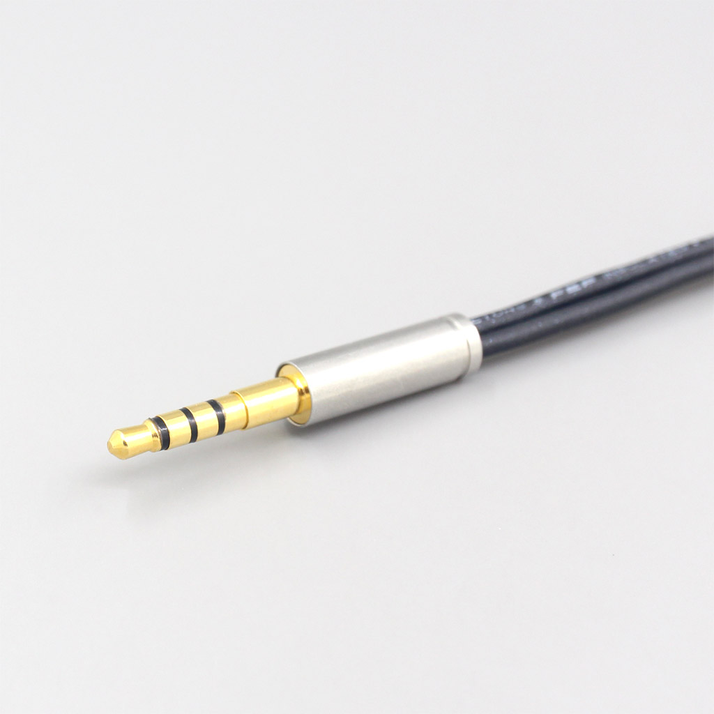 4.4mm XLR Black 99% Pure PCOCC Earphone Cable For Denon AH-mm400 AH-mm300 AH-mm200 Beats solo2 solo3 SHP9500