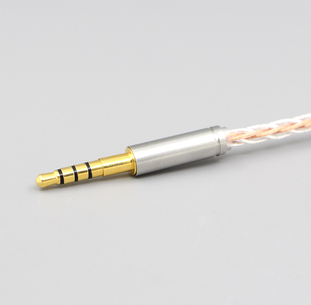 XLR 6.5mm 4.4mm 800 Wires Silver + OCC Headphone Cable For Denon AH-mm400 AH-mm300 AH-mm200 Beats solo2 solo3 SHP9500