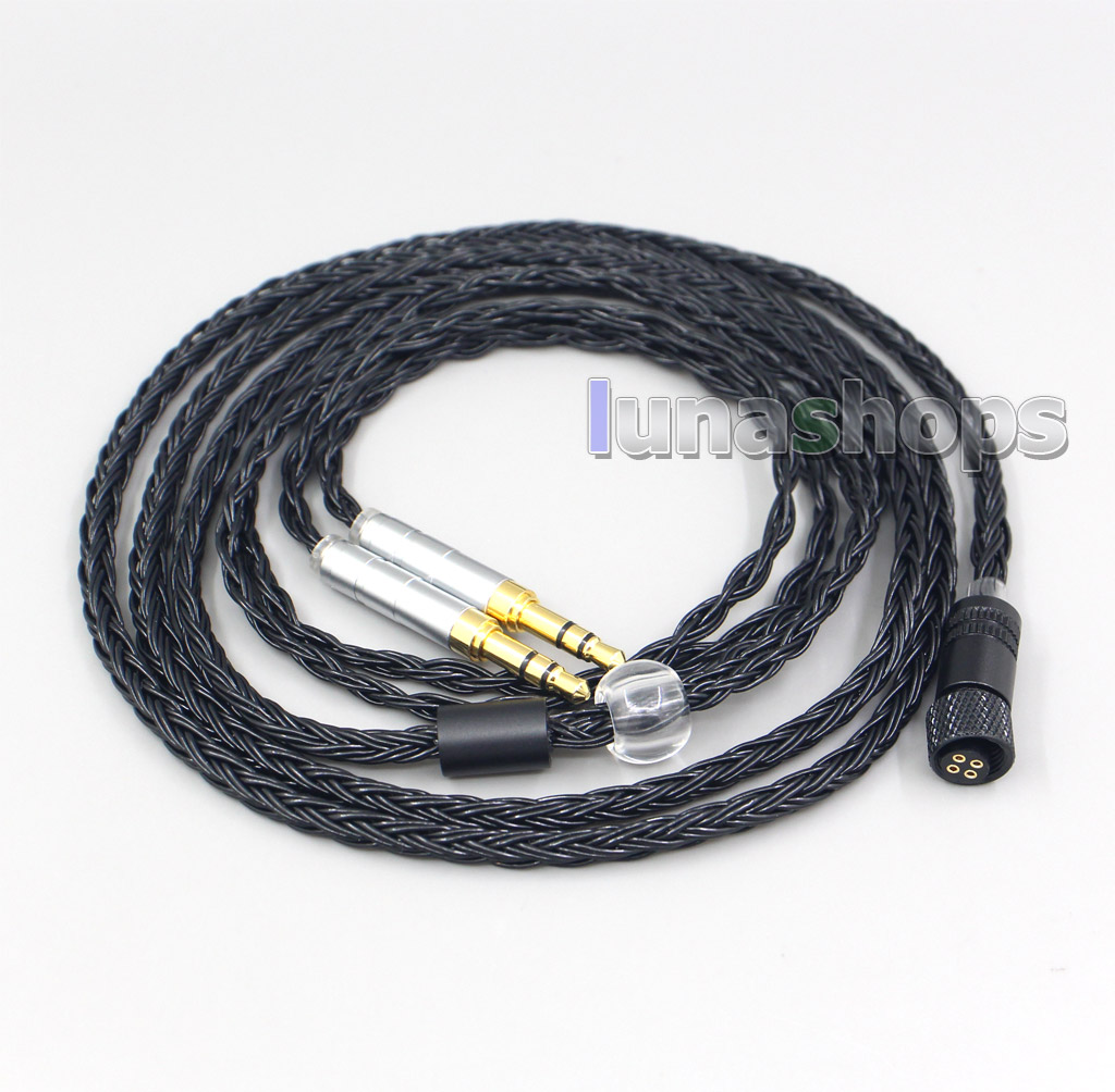 16 Core Black OCC Awesome All In 1 Plug Earphone Cable For Beyerdynamic T1 T5P II AMIRON HOME 3.5mm Pin