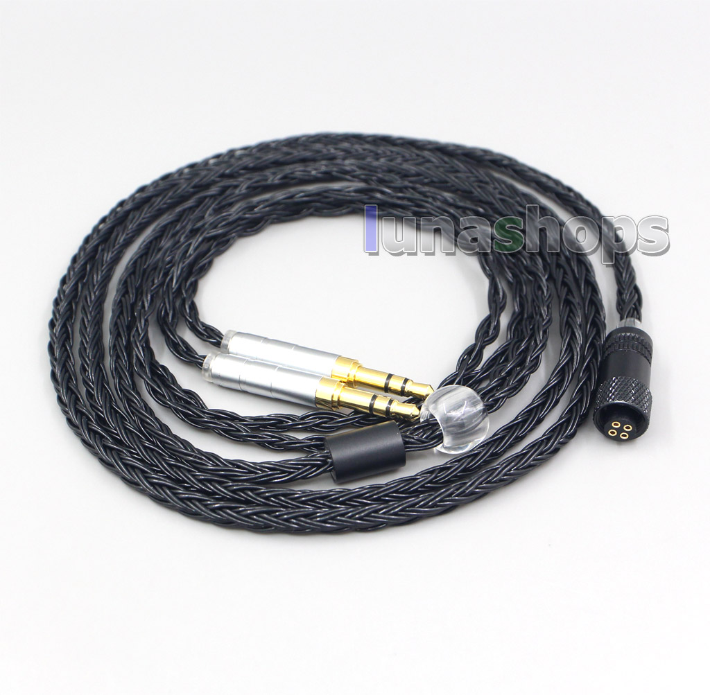 16 Core Black OCC Awesome All In 1 Plug Earphone Cable For Beyerdynamic T1 T5P II AMIRON HOME 3.5mm Pin
