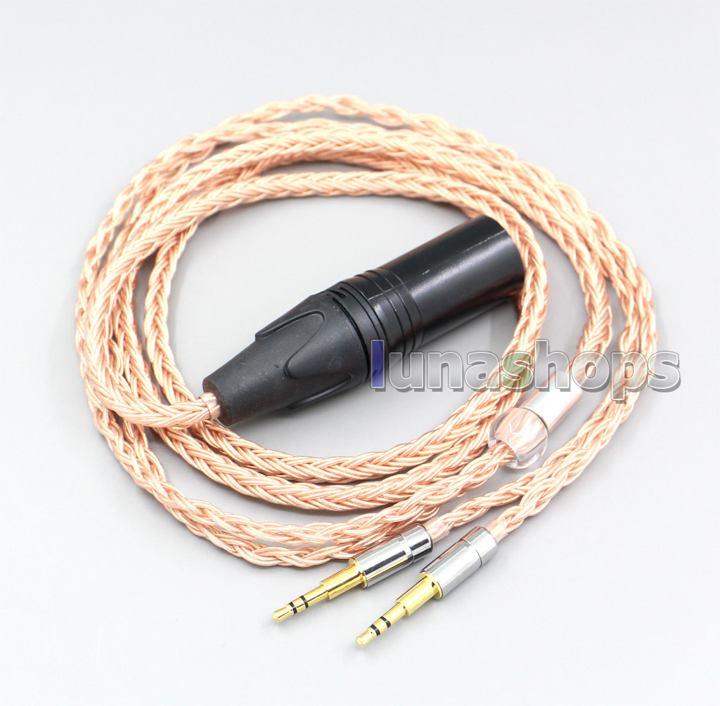 XLR 3 4 Pole 6.5mm 16 Core 7N OCC Headphone Cable For Oppo PM-1 PM-2 Planar Magnetic Headphone