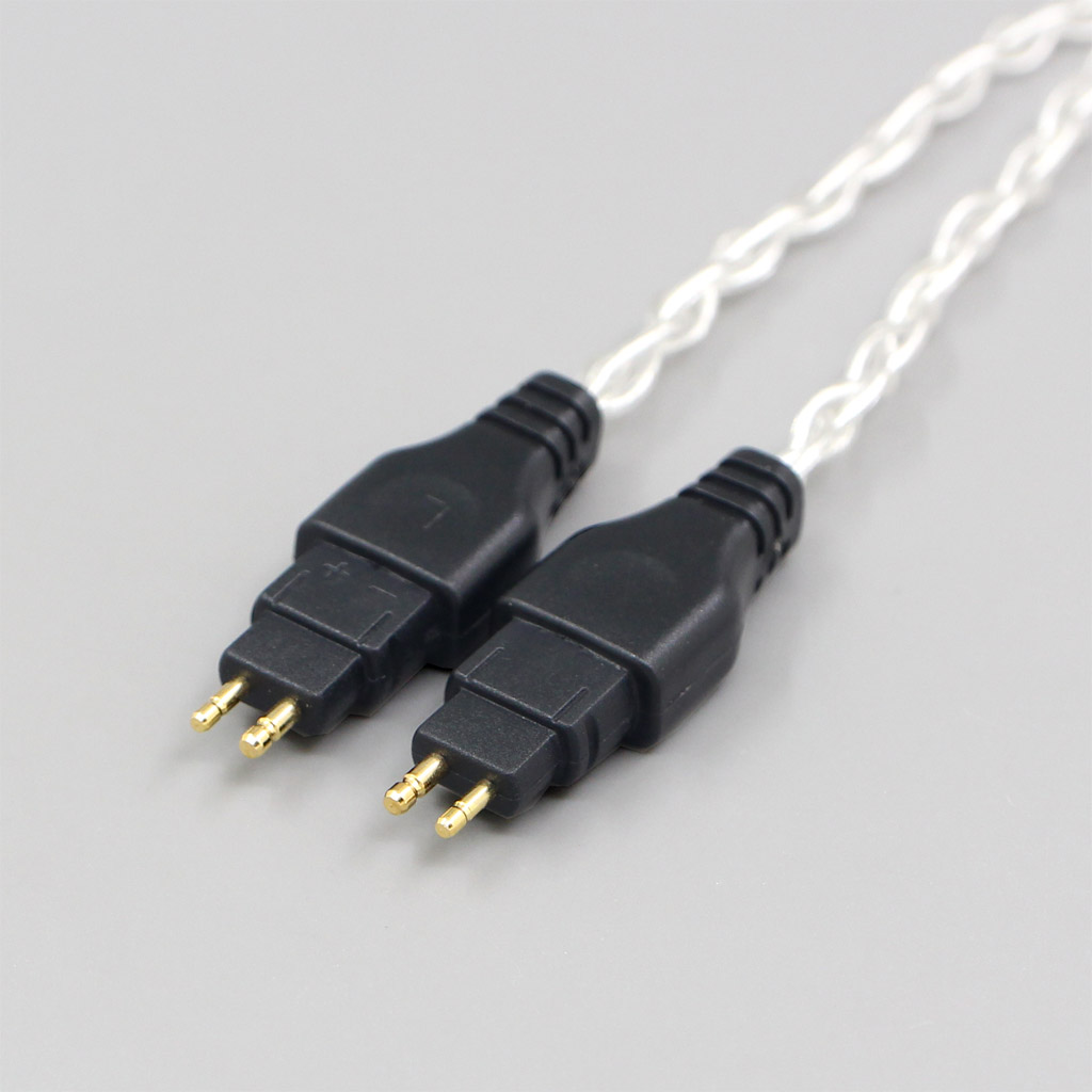 3.5mm 2.5mm XLR 4.4mm 8 Core Silver Plated OCC Earphone Cable For Sennheiser HD580 HD600 HD650 HDxxx HD660S