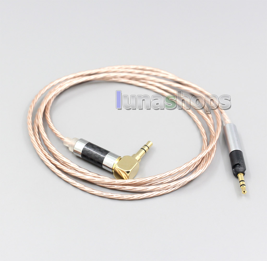 Hi-Res Brown XLR 3.5mm 2.5mm 4.4mm Earphone Cable For Sennheiser HD598se HD559 hd569 hd579 hd599 hd558 hd518