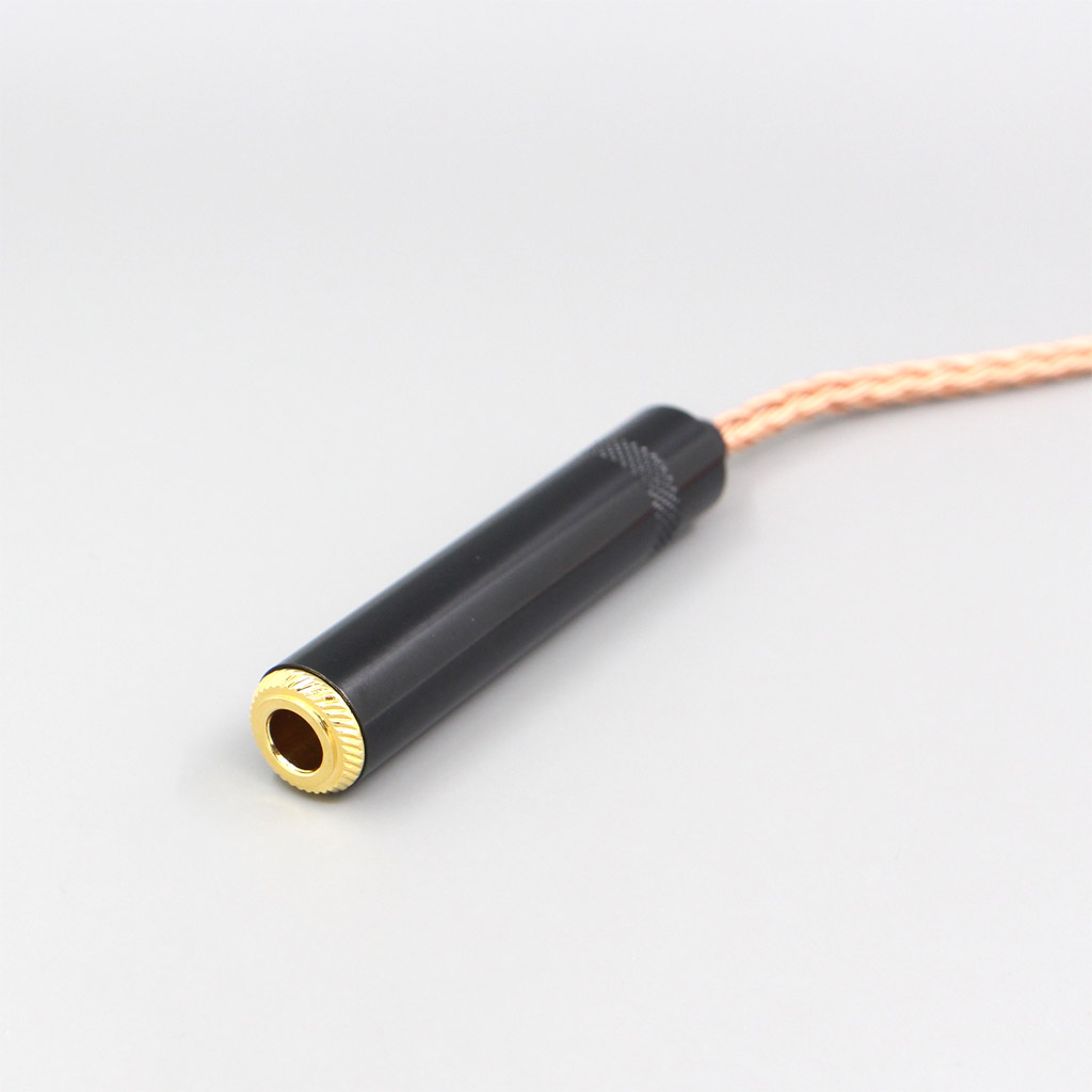 16 Core 99% 7N OCC 6.5mm 6.35mm Stereo 3 Pole Male To 6.5mm 6.35mm Female Stereo Headphone Earphone Cable