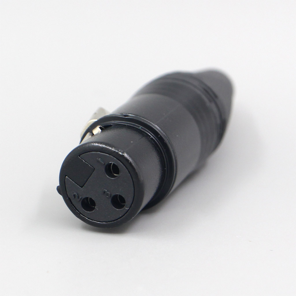 6.5mm XLR 4 Pole 3 Pole Male Female Plug adapter For DIY Repair Custom Earphone Headphone Cable