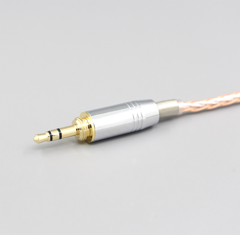 XLR 6.5mm 4.4mm 2.5mm 800 Wires Silver + OCC Headphone Cable For Audio-Technica ATH-pro500mk2 PRO700MK2 PRO5V M50 M50RD