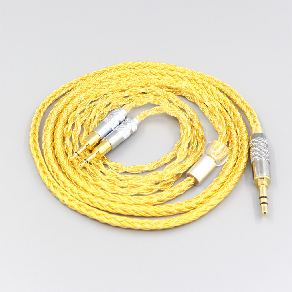 16 Core OCC Gold Plated Braided Earphone Cable For Sennheiser HD700 Headphone 2.5mm pin