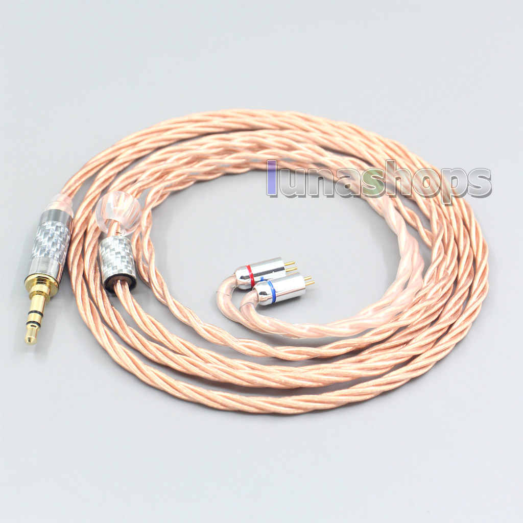 Silver Plated OCC Shielding Coaxial Earphone Cable For 0.78mm Flat Step JH Audio JH16 Pro JH11 Pro 5 6 7 BA Custom
