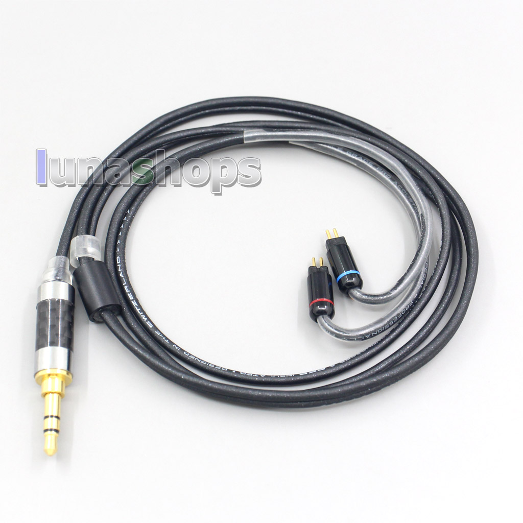 2.5mm 4.4mm 3.5mm XLR Black 99% Pure PCOCC Earphone Cable For 0.78mm BA Custom Westone W4r UM3X UM3RC JH13 High Step