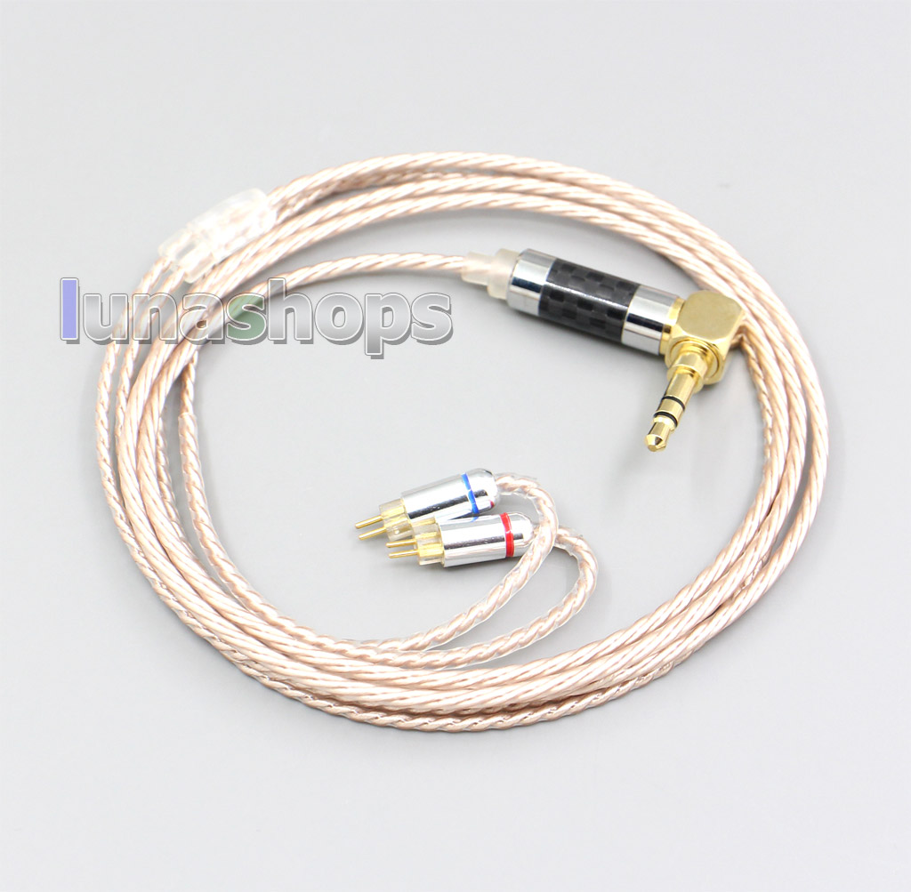 Hi-Res Brown XLR 3.5mm 2.5mm 4.4mm Earphone Cable For 0.78mm BA Custom Westone W4r UM3X UM3RC JH13 High Step