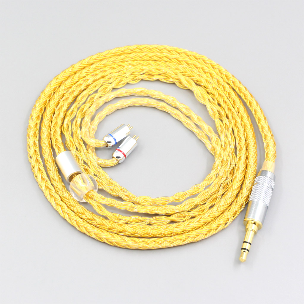 16 Core OCC Gold Plated Braided Earphone Cable For UE11 UE18 pro QDC Gemini Gemini-S Anole V3-C V3-S V6-C