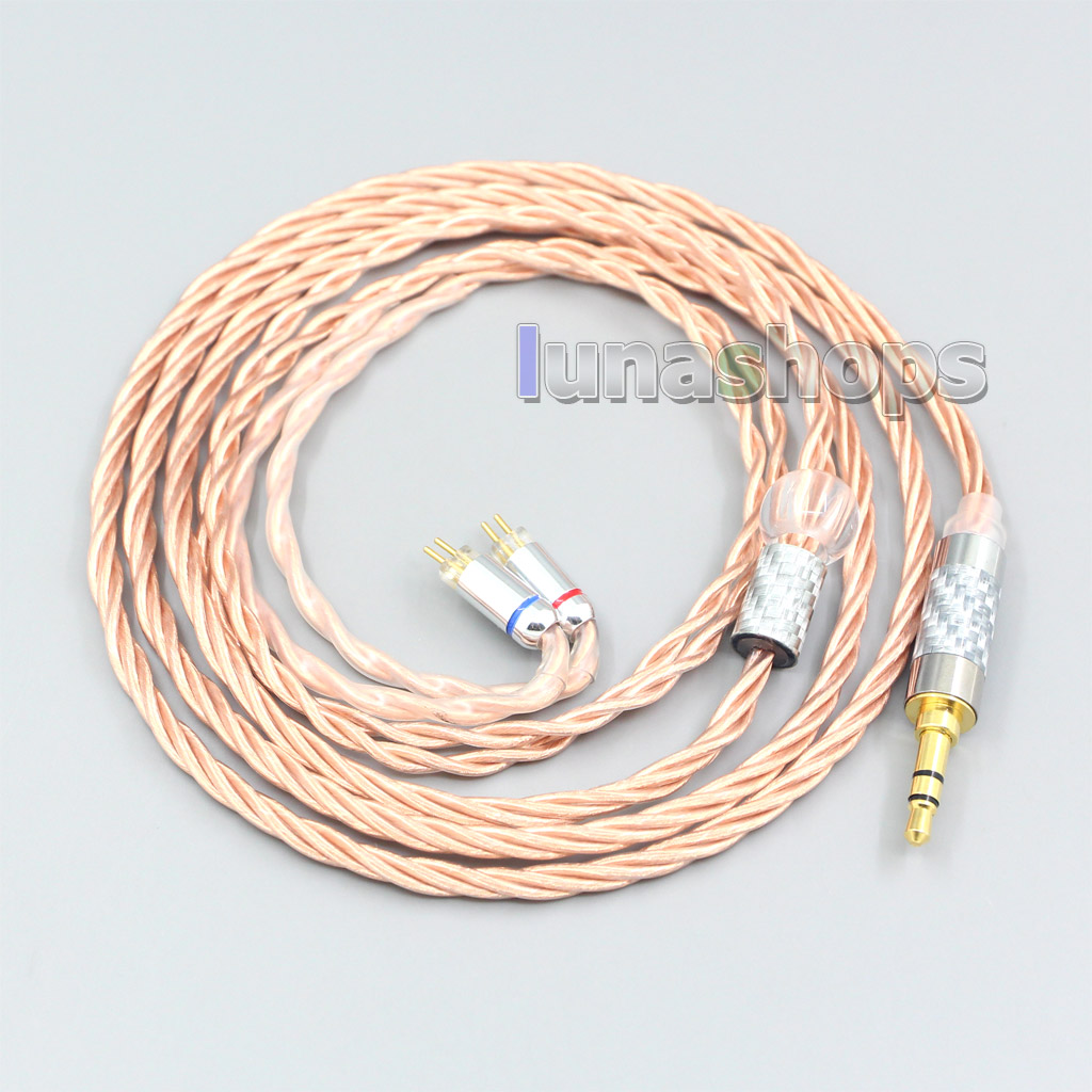 Silver Plated OCC Shielding Coaxial Earphone Cable For 0.78mm BA Custom Westone W4r UM3X UM3RC JH13 High Step