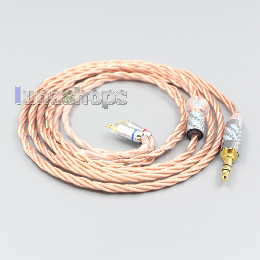 Silver Plated OCC Shielding Coaxial Earphone Cable For 0.78mm BA Custom Westone W4r UM3X UM3RC JH13 High Step
