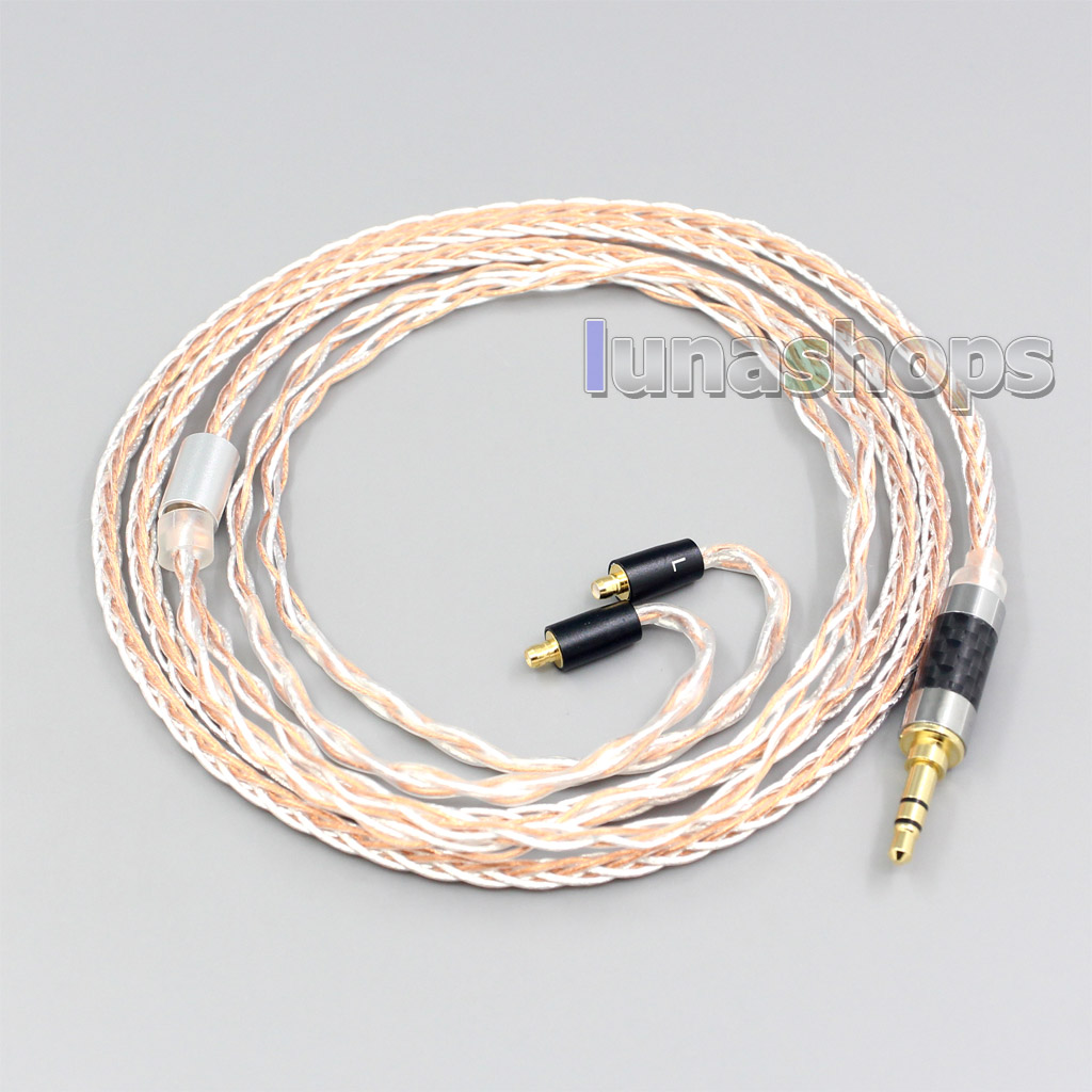 3.5mm 2.5mm 4.4mm 800 Wires Silver + OCC Headphone Cable For Acoustune HS 1695Ti 1655CU 1695Ti 1670SS