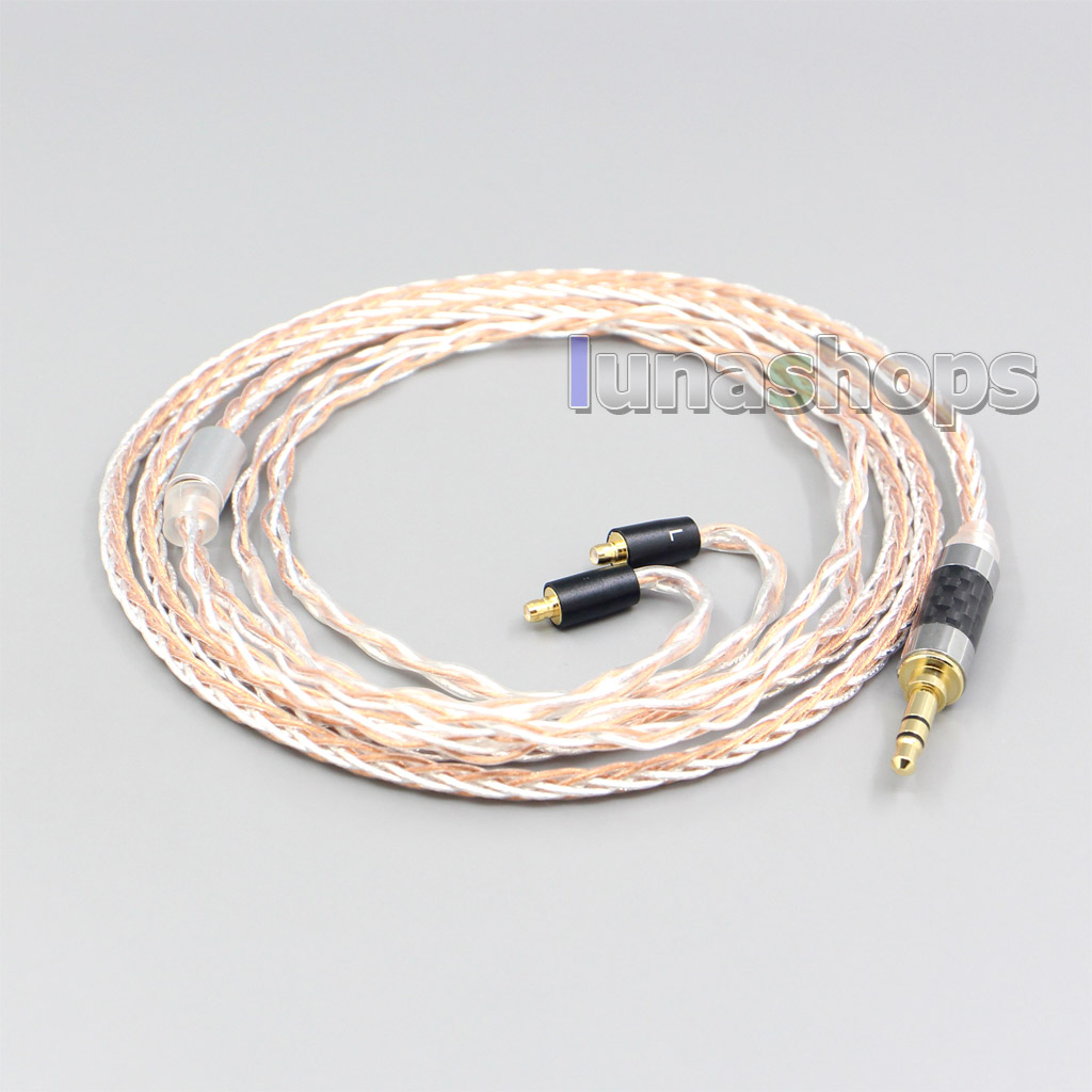 3.5mm 2.5mm 4.4mm 800 Wires Silver + OCC Headphone Cable For Acoustune HS 1695Ti 1655CU 1695Ti 1670SS