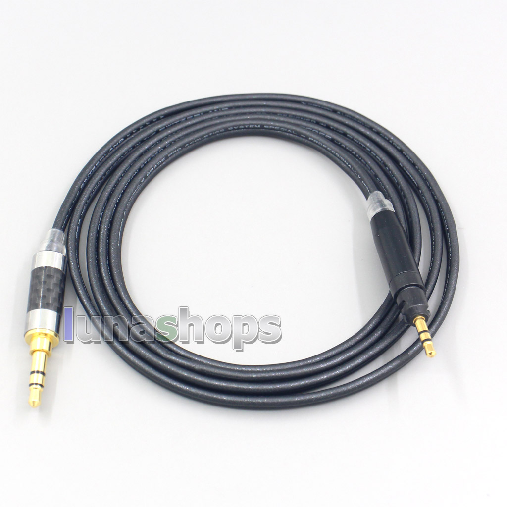 2.5mm 4.4mm XLR Black 99% Pure PCOCC Earphone Cable For Ultrasone Performance 820 880 Signature DXP PRO STUDIO