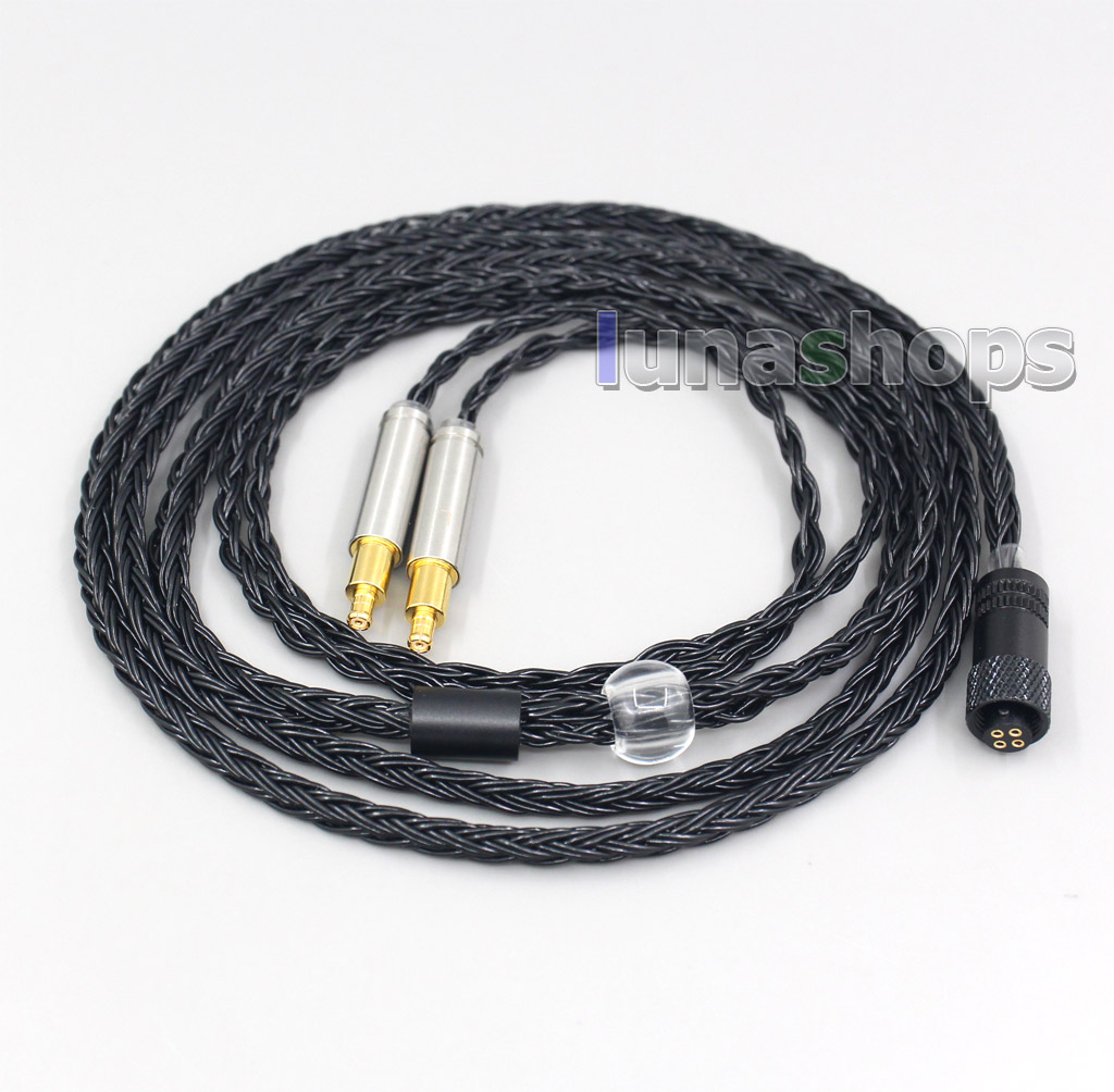 16 Core Black OCC Awesome All In 1 Plug Earphone Cable For Audio Technica ATH-ADX5000 MSR7b 770H 990H ESW950 SR9 ES750 ESW990