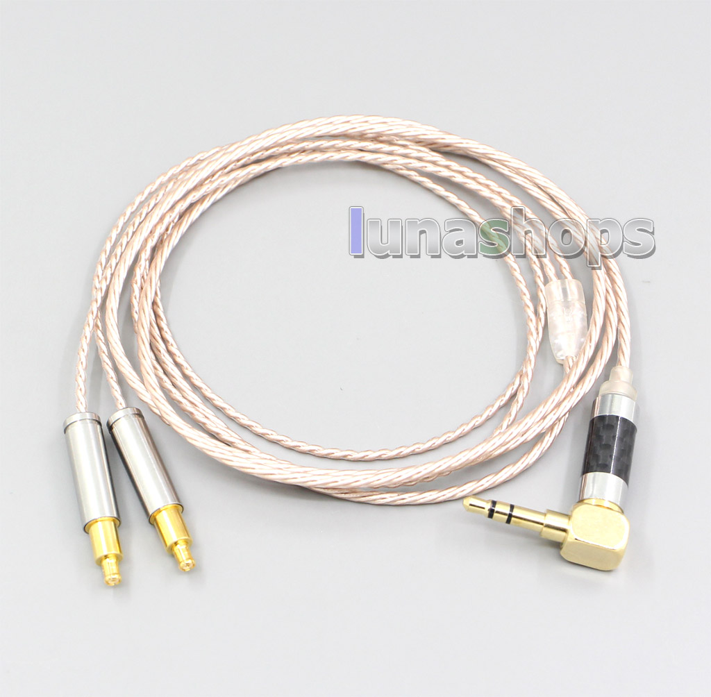 Hi-Res Brown XLR 3.5mm 2.5mm 4.4mm Earphone Cable For Audio Technica ATH-ADX5000 MSR7b 770H 990H ESW950 SR9 ES750 ESW990